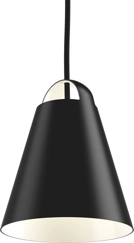 Picture of the pendant 'Above' in black.