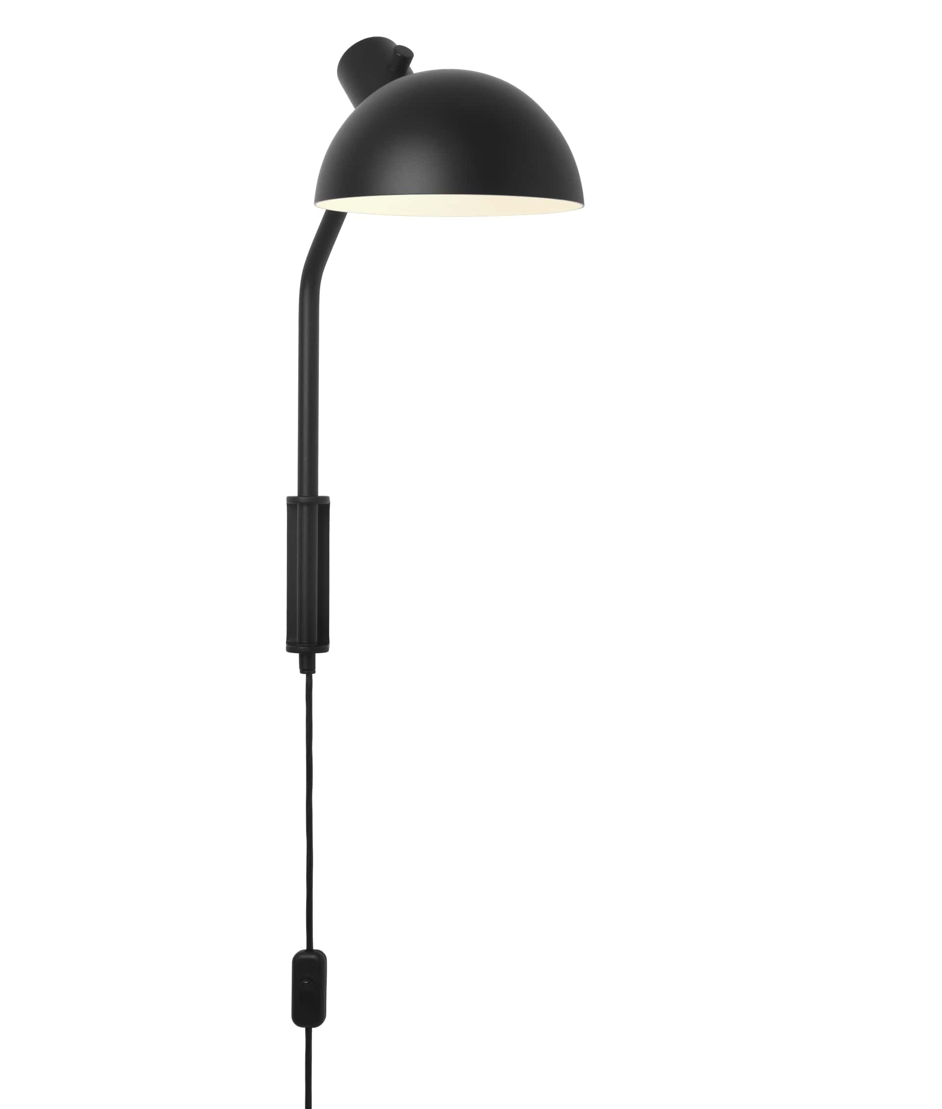 Picture of the walllamp 'MO300' in black.